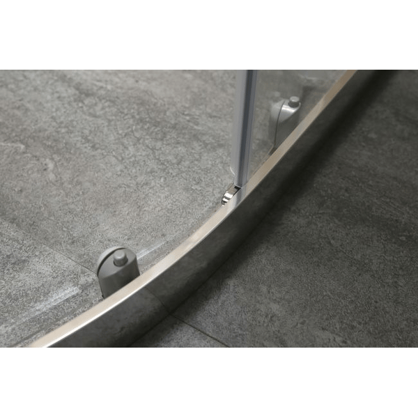 Box Doccia Semicircolare 80x80 Cm - Porte Scorrevoli In Vetro Temperato 6mm Anticalcare, 185 Cm - Foto 9