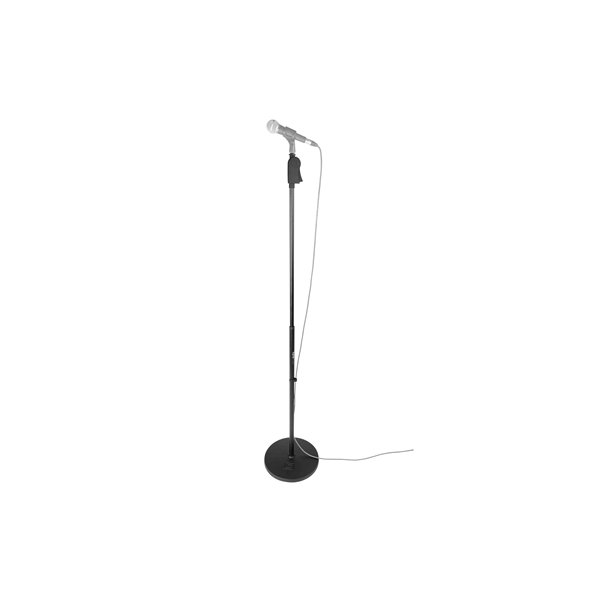Gator Frameworks GFW-MIC-1201 Supporto microfonico con base rotonda da 30,5 cm e altezza regolabile da 101,6 a 160 cm<br>