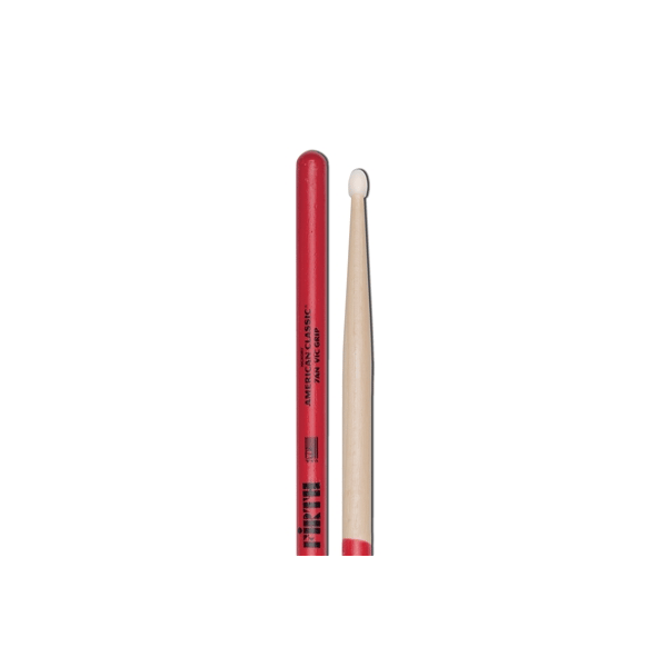 Vic Firth 7ANVG - Bacchette American Classic con punta in nylon e Vic Grip