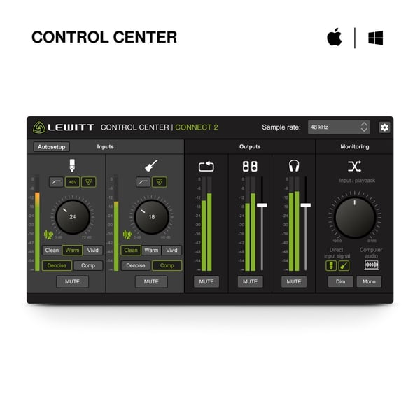 LEWITT Interfaccia Audio