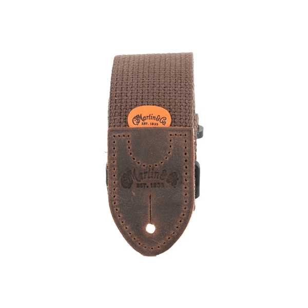 Martin & Co. 18A0105 Tracolla Cotton Weave, Brown, con Pick Holder