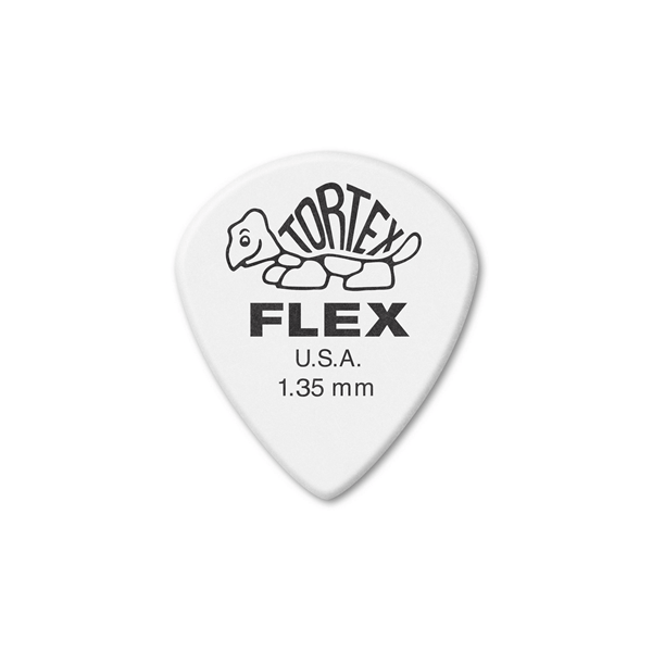 Dunlop 466R135 Tortex Flex Jazz III XL 1.35 mm Bag/72