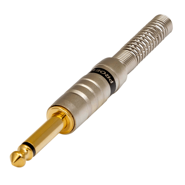PROEL STAGE Connettore professionale jack mono 6,3 mm - 1/4. Colore: Argento.