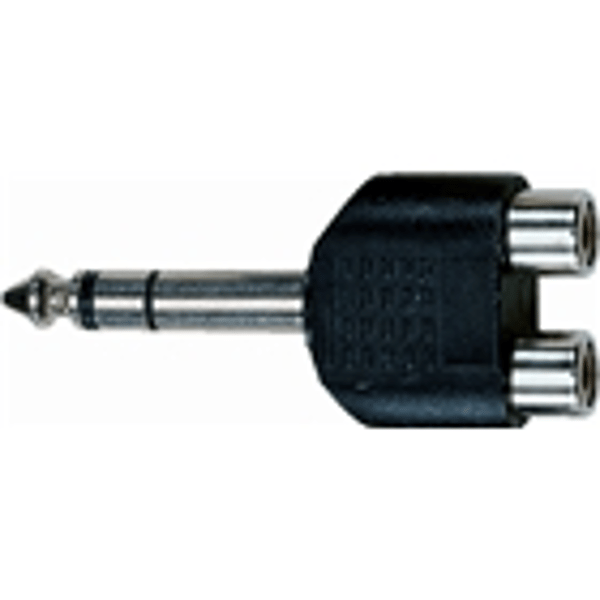 Quik Lok AD/272 Adattatore audio 2 RCA F/Jack 6.3