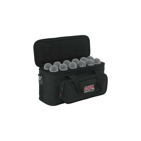 Gator Cases GM-12B Borsa 12 microfoni