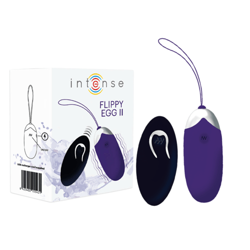 INTENSE COUPLES TOYS INTENSE - UOVO VIBRANTE FLIPPY II CON TELECOMANDO VIOLA