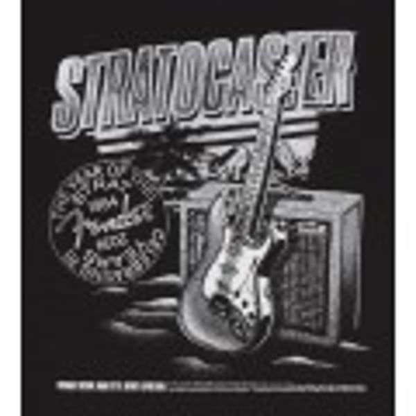 T-shirt Fender Stratocaster™ 70th Anniversary, Tee, Black, L. Modello 9101292597