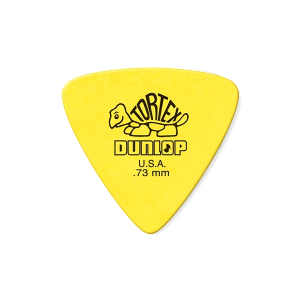 Dunlop 431R Tortex Triangle Yellow .73