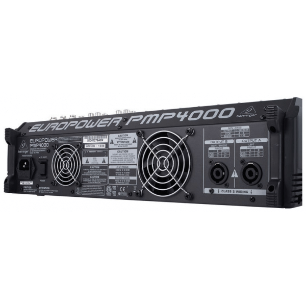 BEHRINGER PMP4000 EUROPOWER MIXER AMPLIFICATO 16 CANALI EFFETTI 1200 WATT 8 XLR MIC IN 4 STEREO