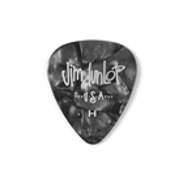 Dunlop 483P#02 Black Perloid - Heavy
