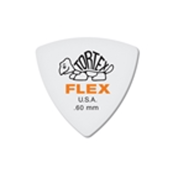 Dunlop 456P.60 Tortex Flex Triangle .60 mm Pack/6
