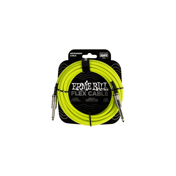 Ernie Ball Cavo flessibile verde 6419 6m
