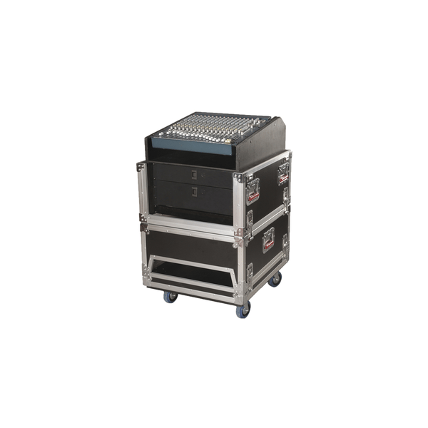 Gator Cases G-TOUR-GRC-1406 Flight Case 14U + 6U Road Console Rack