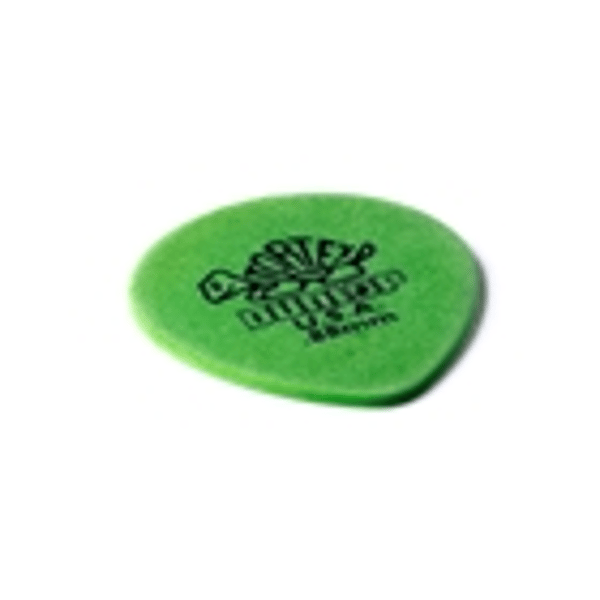 Dunlop 413R Tortex Tear Drop Green .88