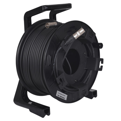 PROEL STAGE Cavo professionale PROEL LAN6S  Cat6 S-UTP - PUR, assemblato su avvolgitore professionale PROEL AV190, con connettori RJ45 Cat6A di alta qualità NEUTRIK NE8MX6. Lunghezza 50 m. Altre lunghezze disponibili: visualizzare le specifiche tecniche