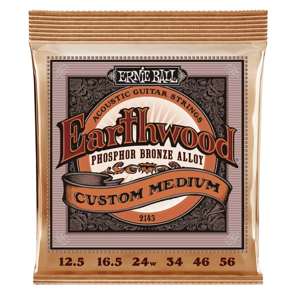 ERNIE BALL Earthwood Acoustic Phosphore bronze - Custom Medium