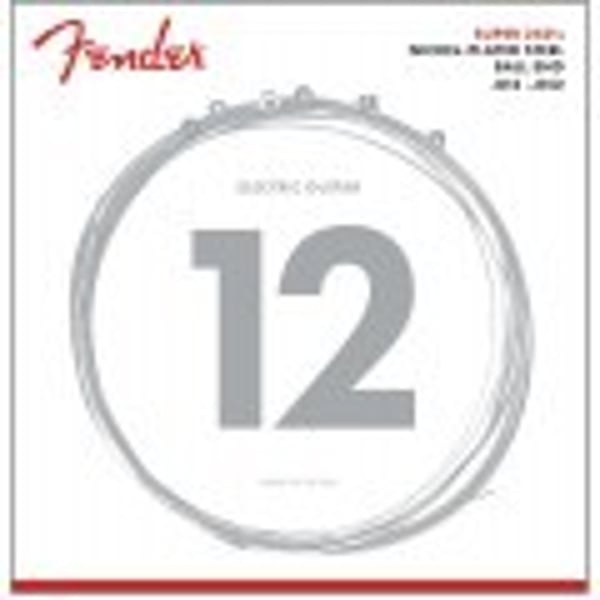 FENDER Set di Corde per Chitarra Super 250 Acciaio Nichelato con Ball End 250H Scalature .012-.052. Modello 0730250409