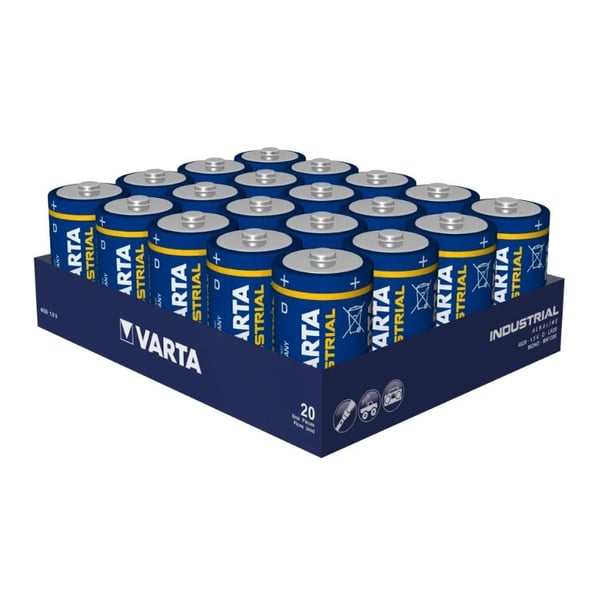 VARTA Batterie Alcaline D (confezione da 20 pz)