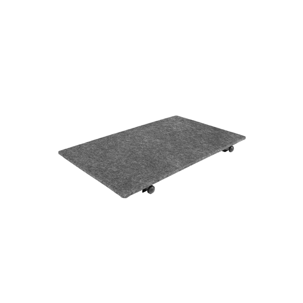 Gator Frameworks GFW-UTL-CART-LD Piano inferiore per carrelli utility con superficie piana antiscivolo
