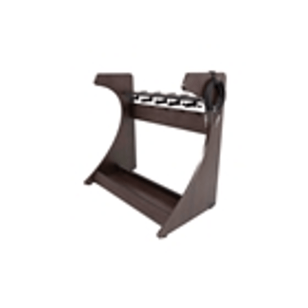 Gator Frameworks GFW-ELITEGTR5RK-BRN Rack per chitarre 5-7 posti in finitura noce scuro&lt;br&gt;