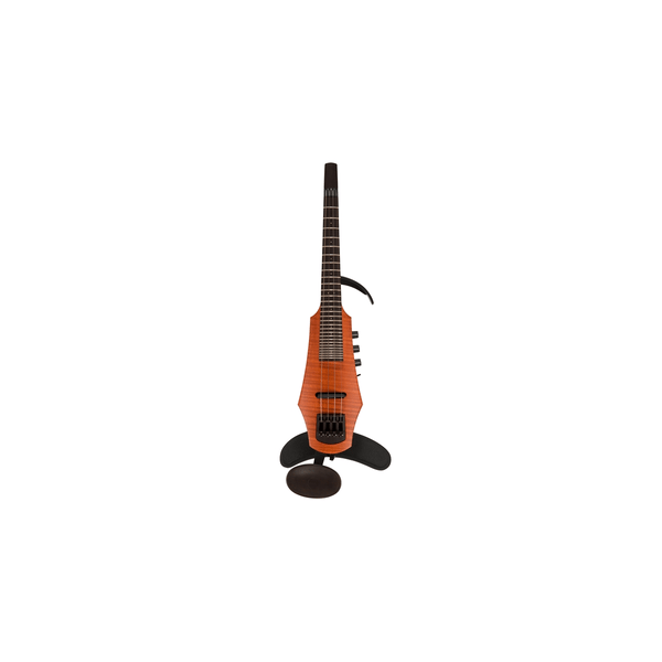 NS Design CR Fretted Electric Violin 4 Amber Stain