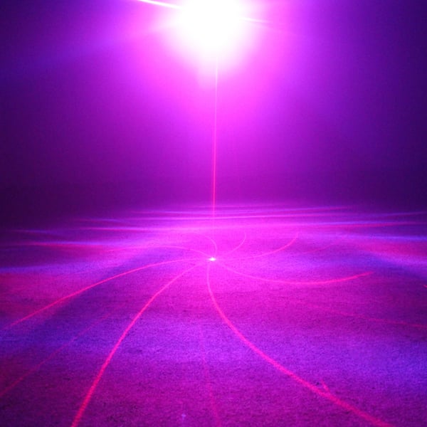 EXTREME WATER WAVE 12 DOPPIO EFFETTO LUCE RGB INDOOR + LASER RED GREEN 12 PATTERNS + TELECOMANDO