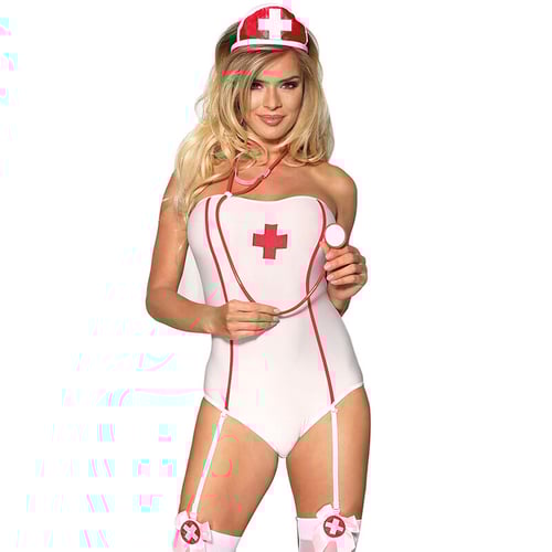 SUBBLIME COSTUMES SUBBLIME - COSTUME DA INFERMIERA SEXY CON ORSACCHIOTTO S/M
