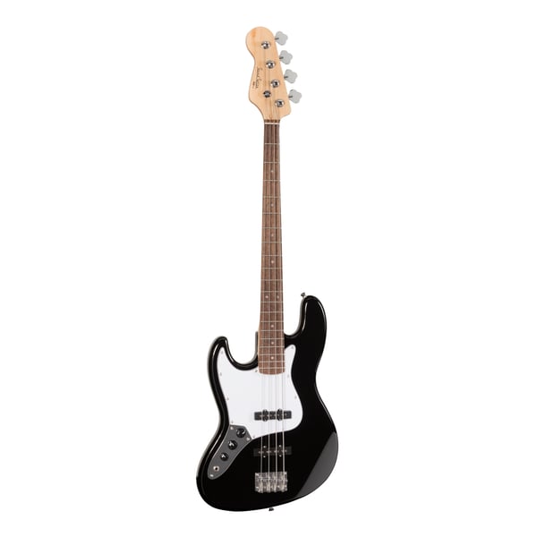 SOUNDSATION Basso elettrico mancino con pick up al ponte e al manico. Modello SPUR-LH BK
