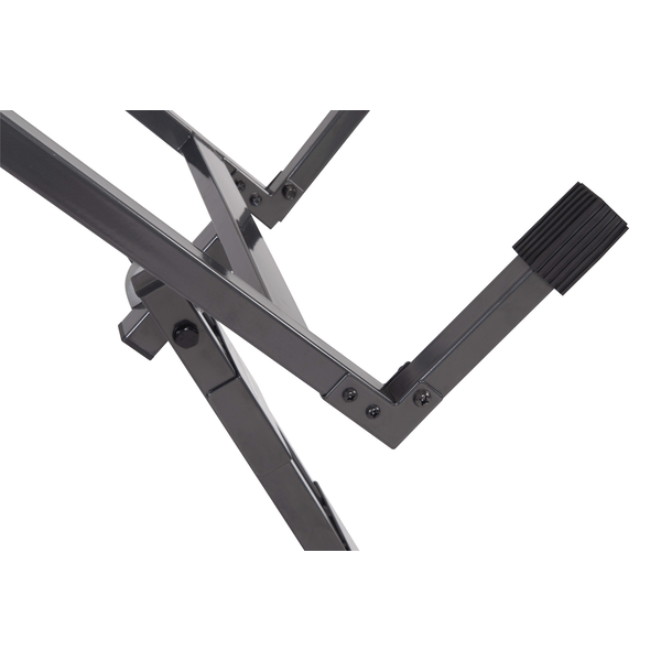 PROEL STAGE Supporto per monitor regolabile in altezza con doppio braccio anteriore ripiegabile e piano posteriore inclinabile grazie al sistema di regolazione EASY LOCK.