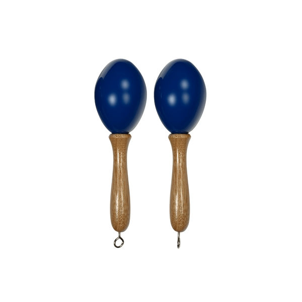 Tanga MARACAS-BLEU-S Maracas piccole in legno - Blu