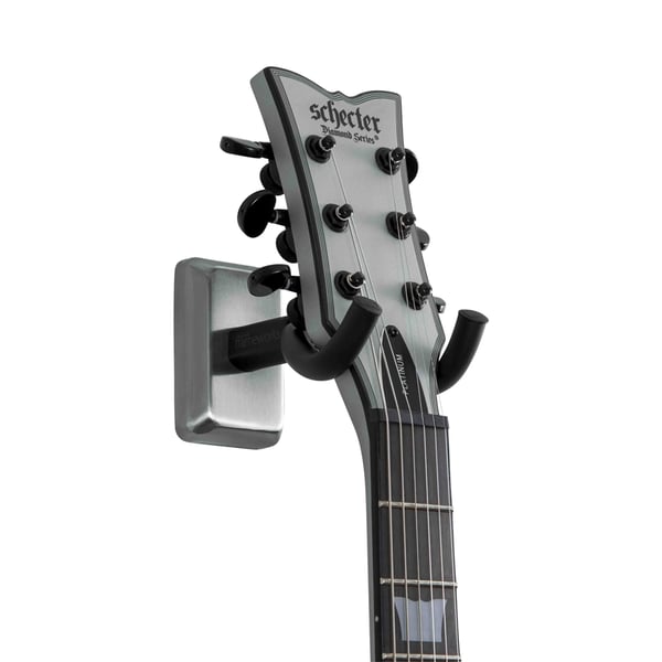 Gator Frameworks GFW-GTR-HNGRSCH Supporto a muro per chitarra con piastra in cromo satinato