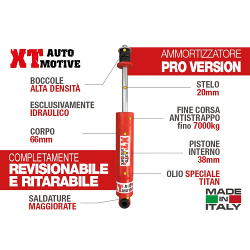 AMMORTIZZATORE XT AUTOMOTIVE "PRO VERSION" PERNO - OCCHIO