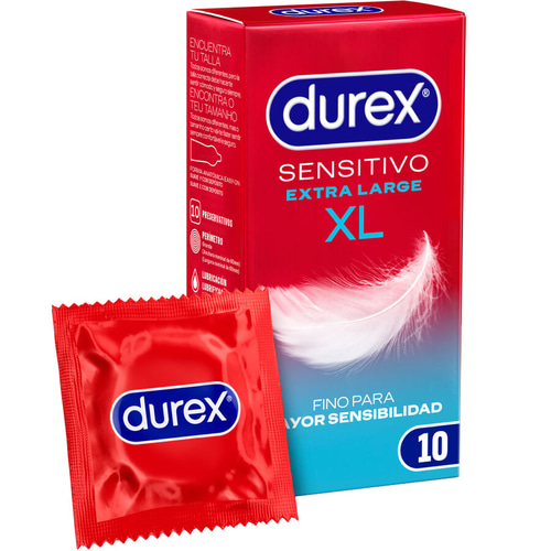 DUREX CONDOMS DUREX - PRESERVATIVI SENSITIVE XL 10 UNITÀ