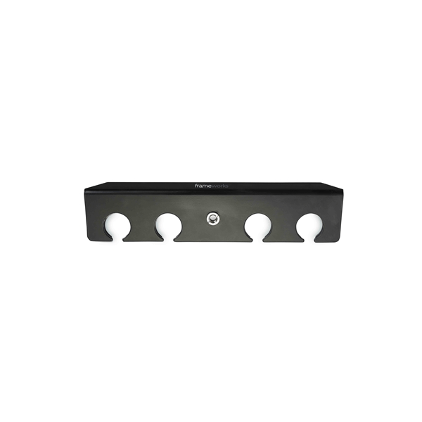 Gator Frameworks GFW-MIC-4TRAY Supporto multi-microfono per 4 microfoni<br>