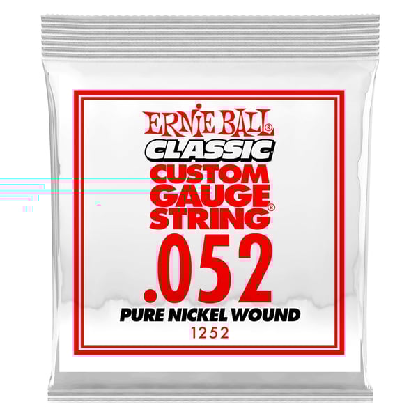 Ernie Ball 1252 Pure Nickel Wound .052