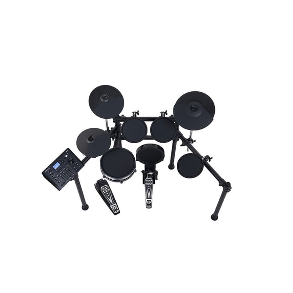 MEDELI Batteria elettronica compatta ed elegante con Snare MESH, 3 Tom, 1 Crash ed Hi-Hat tutti a 2 Zone ed un Ride a 3 Zone.