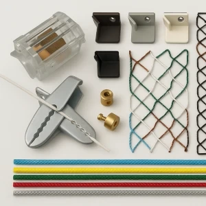 10 Pezzi Pesi Inferiori in Plastica per Tende Verticali 89mm, Piastre