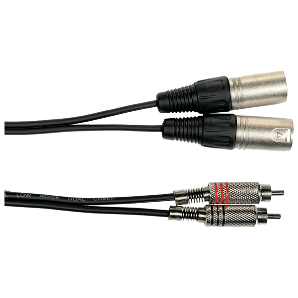 Yellow Cable K09-3 Cavo Segnale 2x RCA maschio/2x XLR Maschio 3 m