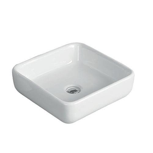 Lavabo da appoggio mod. la66 cm 40 x 40