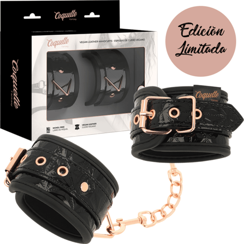 COQUETTE FANTASY COQUETTE CHIC DESIRE - MANETTE EDIZIONE NERA CON FODERA IN NEOPRENE