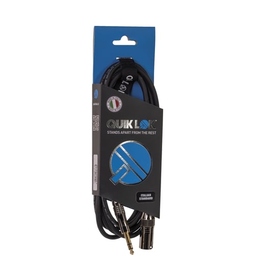 Quik Lok ITST/MJS-3 XLR Maschio/Jack Stereo
