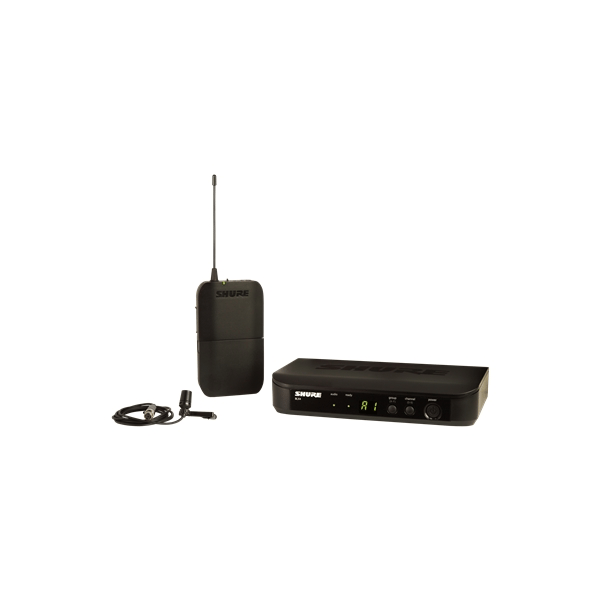 Shure BLX14E-CVL Sistema wireless BLX4E, BLX1, lavalier CVL-B/C-TQG. (M17)