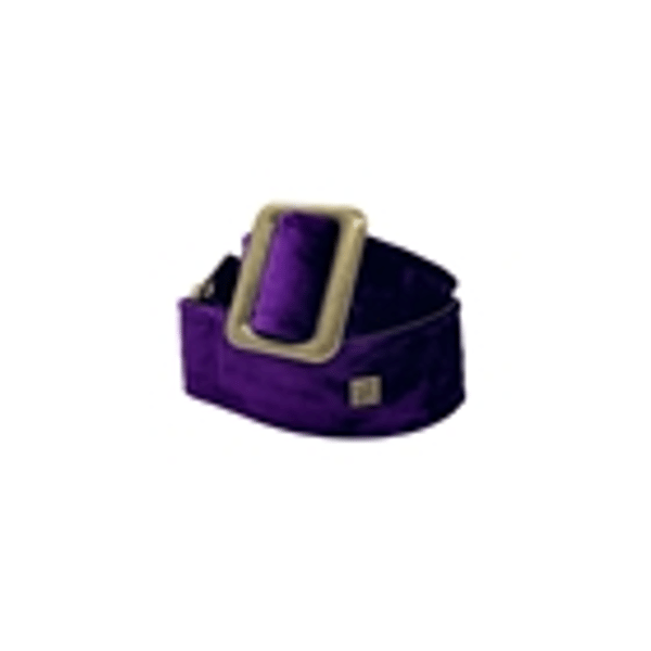 Get'm Get'm Velvet Cuscino Viola Schiacciato
