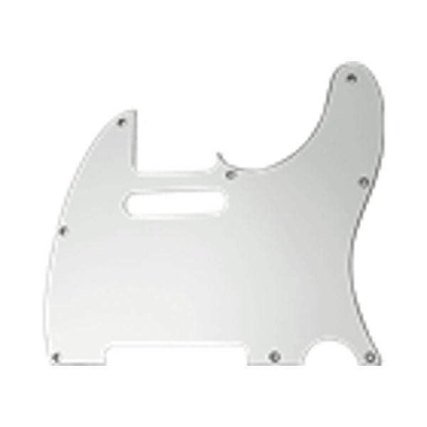 Yellow Parts EZ2101W Battipenna 3 Strati Telecaster® Style Bianco