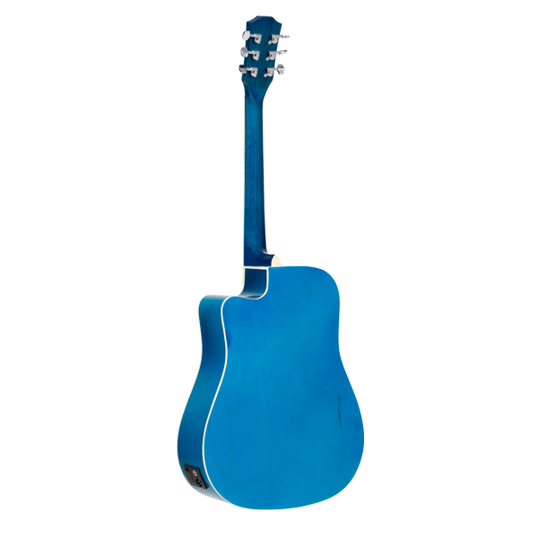DE SALVO Chitarra Acustica Cut-Away Blu EQ - Intro