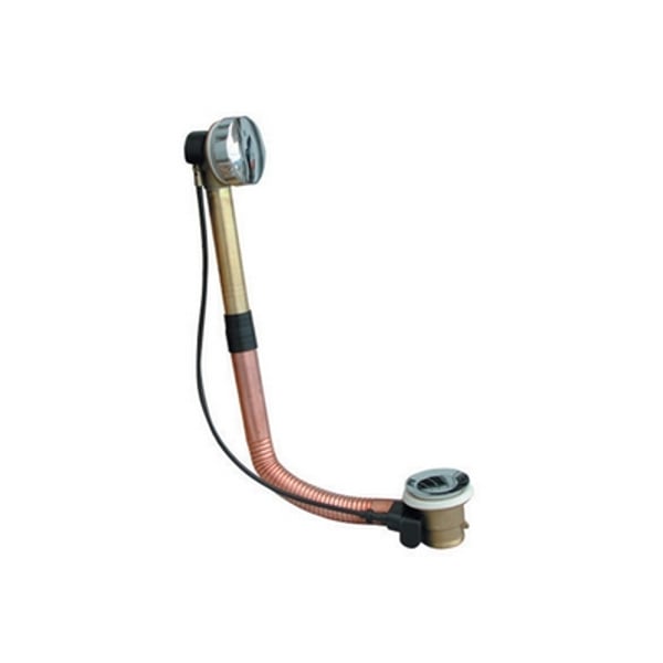COLONNA DI SCARICO VASCA AUTOMATICA colore ORO CHIARO con filo esterno e tubo in rame - Ceramiche De Paola COLONNA DI SCARICO VASCA AUTOMATICA colore ORO CHIARO con filo esterno e tubo in rame - Ceramiche De Paola