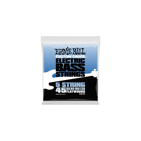 Ernie Ball 2810 Flatwound 5 Corde 45-130