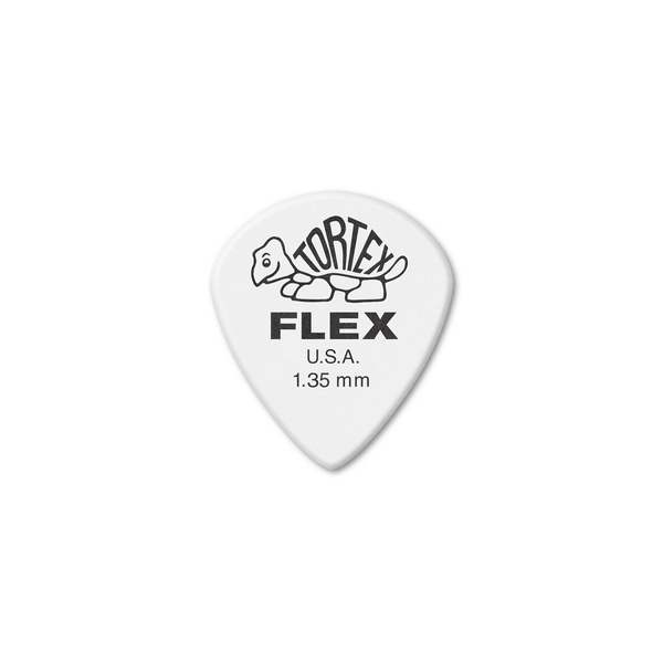 Dunlop 466R135 Tortex Flex Jazz III XL 1.35 mm Bag/72