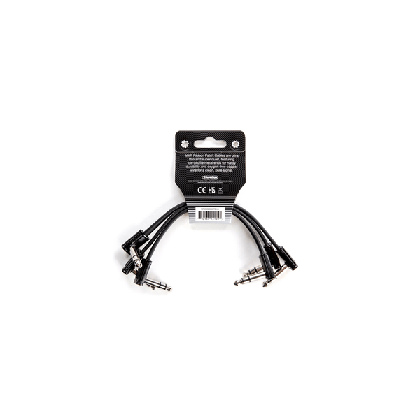 Mxr 3PDCISTR06R Cavi Patch Ribbon TRS 15cm confezione da 3