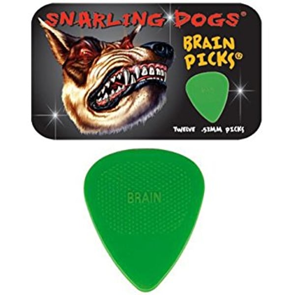 D'ANDREA Busta di 12 plettri Brain Picks in Nylon (0.53). Modello TNSDB351 .53
